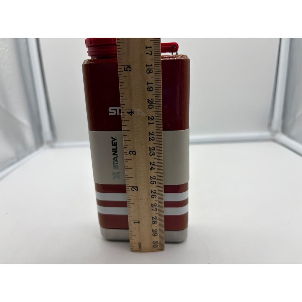 Stanley 8 oz Stainless Steel Heritage Red Shimmer Pre-Party Flask Target - Picture 6 of 7
